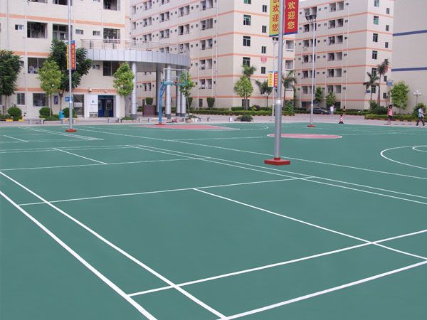 硅PU羽毛球場