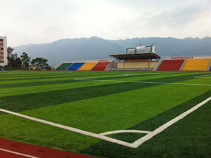 人造草足球場(chǎng)——肇慶工貿(mào)學(xué)校完工！